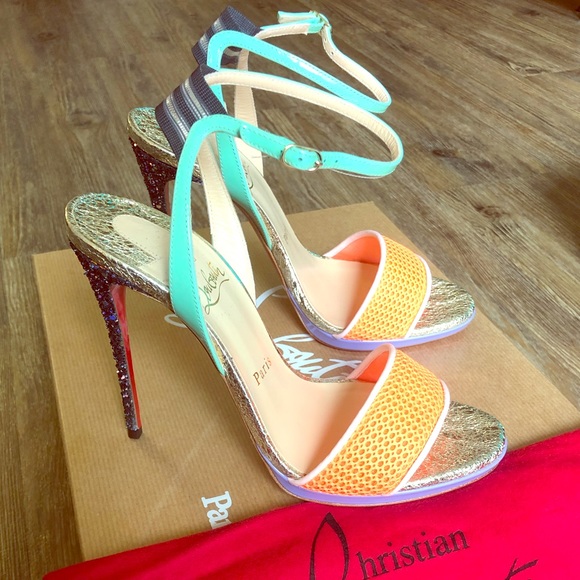 Christian Louboutin Shoes - Christian Louboutin Discoport 120mm Version Sunset